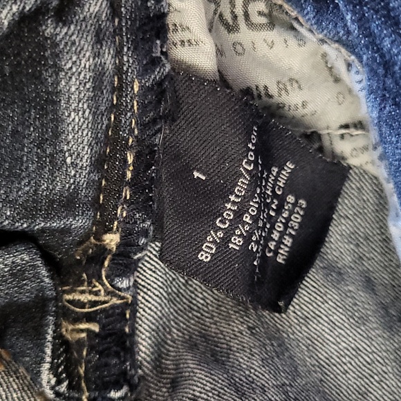 PRE-LOVED BONGO LOW-RISE FLARE DENIM JEANS-1 - Picture 4 of 8